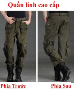 Quần lính mỹ túi hộp cao cấp 3 quan linh my cao cap 6
