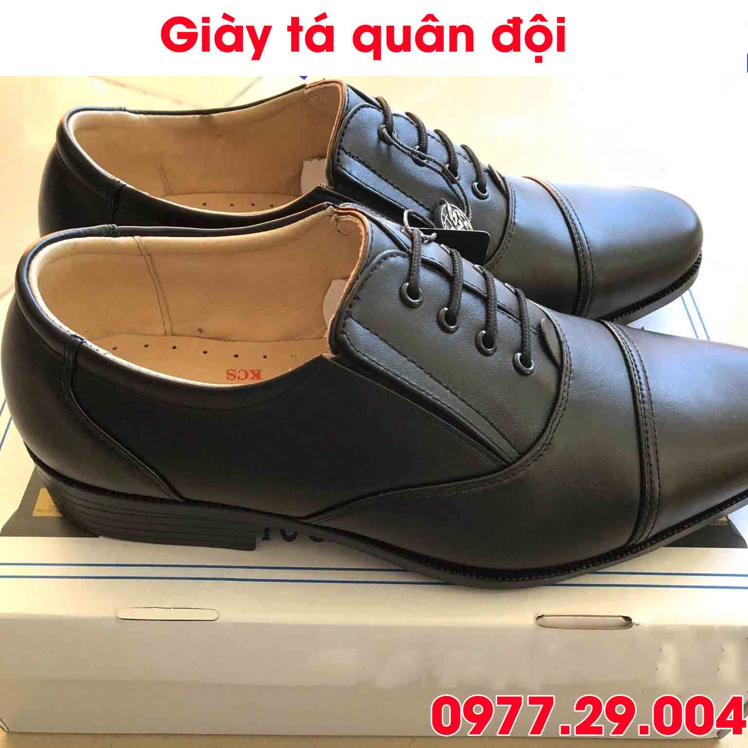 Giày quân đội cấp tá dáng siêu đẹp 7 Chính sách bán hàng giày quân đội