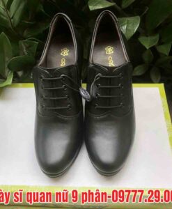 Giày nữ công an sĩ quan 3 giay si quan nu 9 phan
