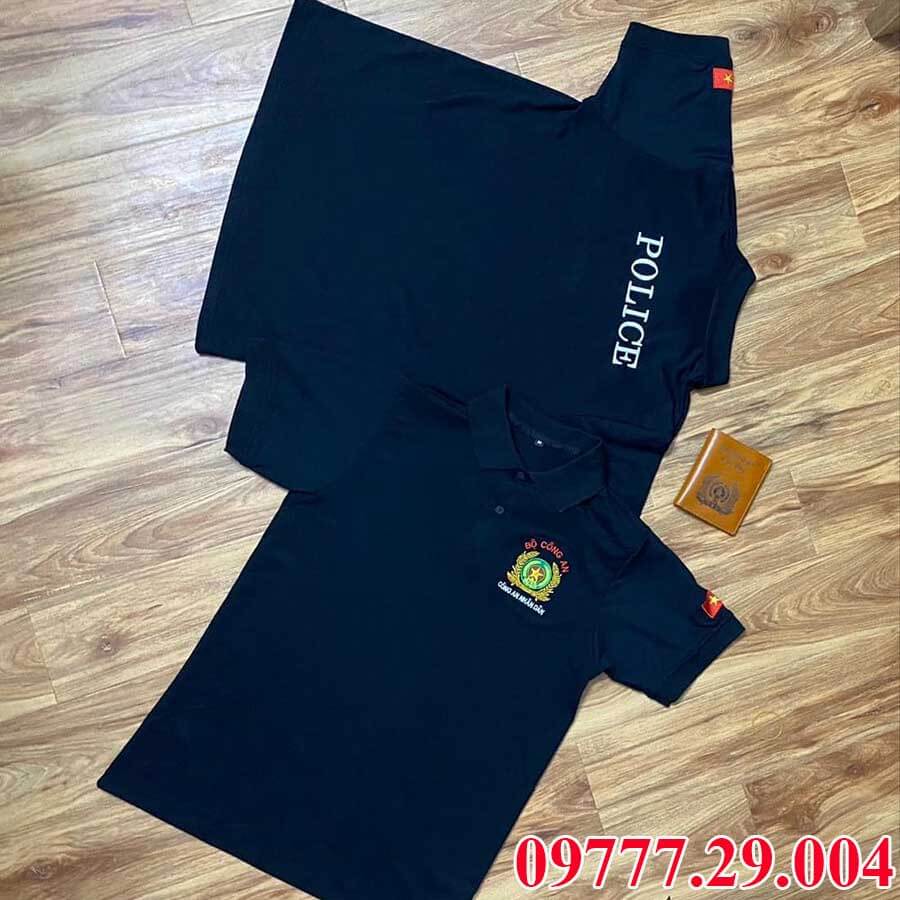 Áo thun công an police 7 ao thun cong an 3 1